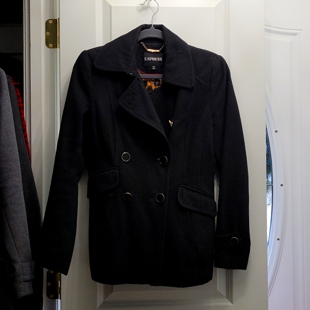 Express Peacoat XS